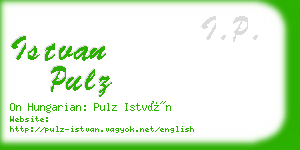 istvan pulz business card